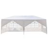 20''x10''(3 x 6m) Six Sides Two Doors Waterproof Tent with Spiral Tubes For Household, Wedding, Party, Parking Shed  XH