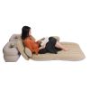 Free shipping Inflatable Bed Mattress Indoor Outdoor Camping Travel Car Back Seat Air Beds Cushion(Beige)