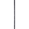Black Box Slotted Wiring Duct Cable Raceway with Cover - 2.25"H x 1.5"W, 72"L, Black