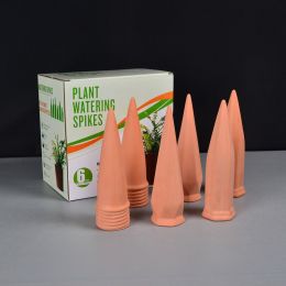 6 drip irrigation devices Horticultural irrigation tools Ceramic terra cotta Lazy man Automatic watering seepage device (Specifications: 3 mixed packs - 6 packs)